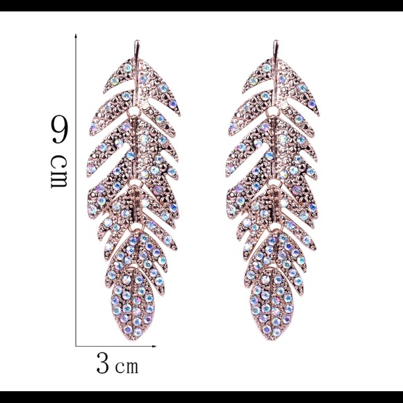 😍beautiful leaf earrings - Picture 3 of 3